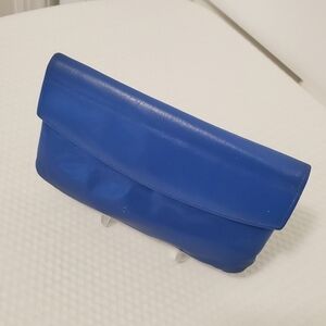 St. THOMAS Top Grain Cowhide Blue Wallet/Pouch